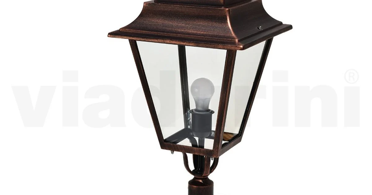 Lampada da Giardino da Terra Vintage in Alluminio Made in Italy - Bonaria