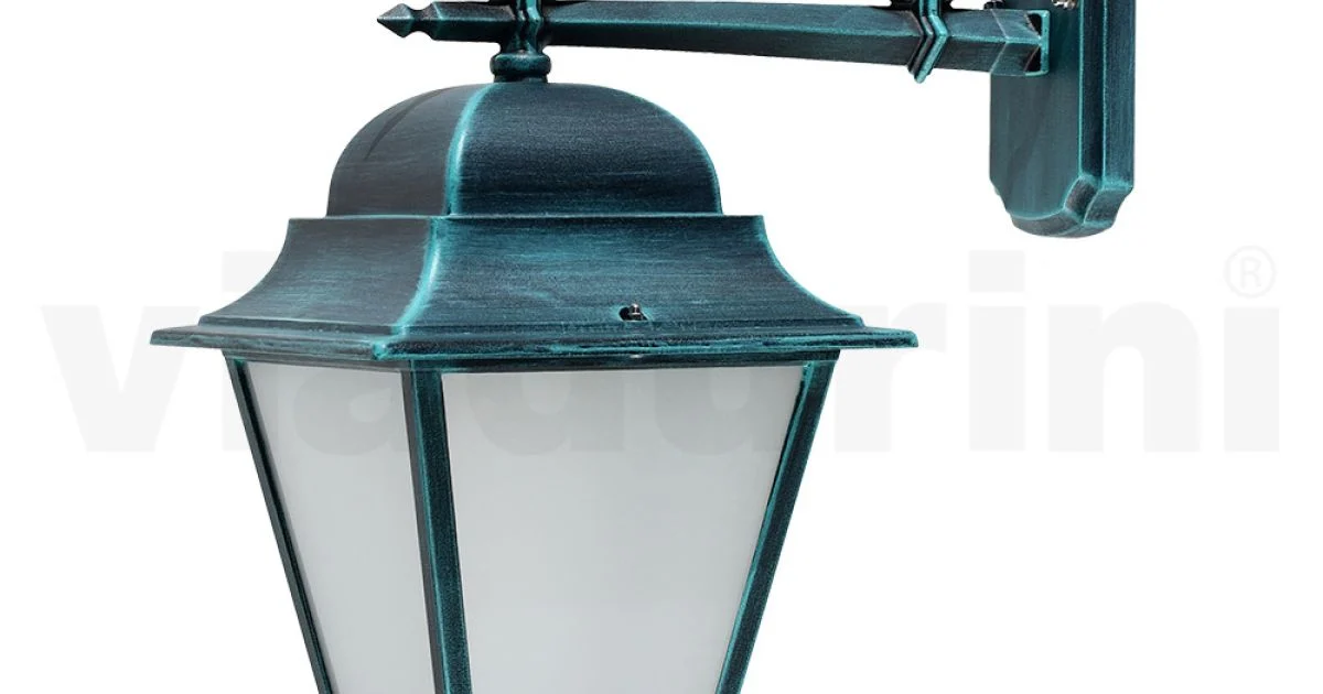 Lampada da Muro per Esterno in Alluminio e Vetro Sabbiato - Alchimista