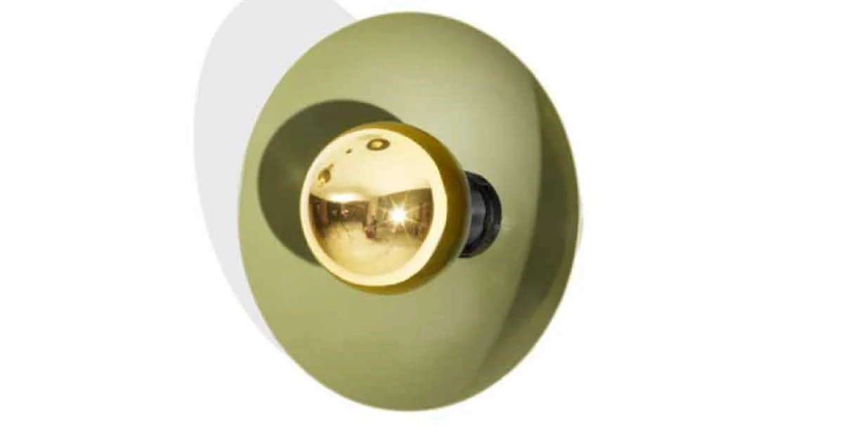 Lampada da Parete Design Moderno in Metallo con Decoro Oro Made in Italy - Valta