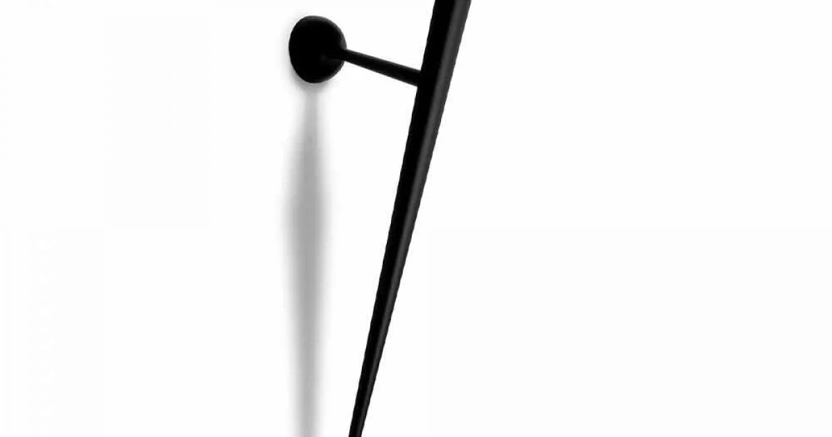 Lampada da Parete in Metallo Verniciato con LED Integrato Made in Italy - Trono