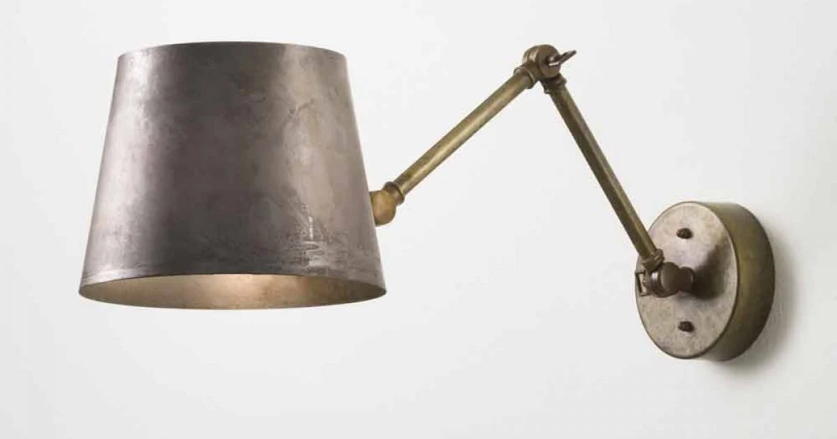 Lampada da parete industriale regolabile Reporter Il Fanale