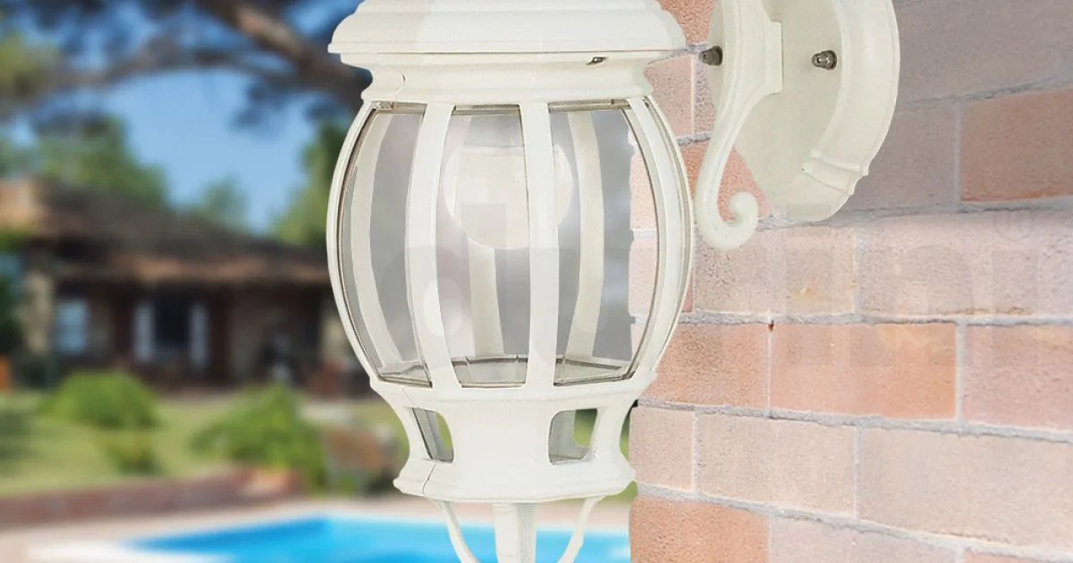Lampada da Parete per Esterno in Alluminio Bianco Made in Italy - Dodo