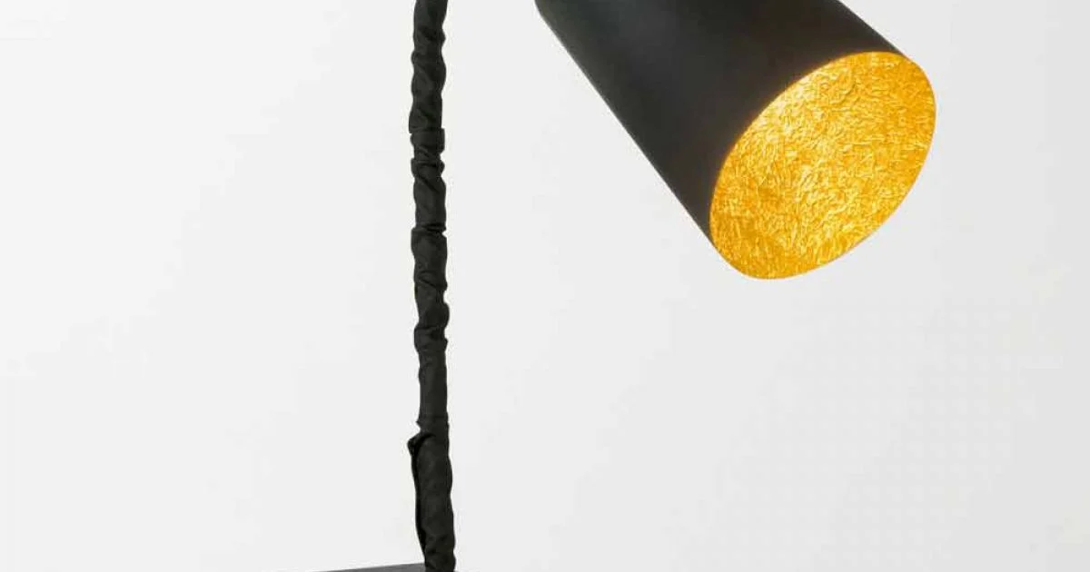 Lampada da tavolo In-es.artdesign Paint T2 lavagna stelo flessibile