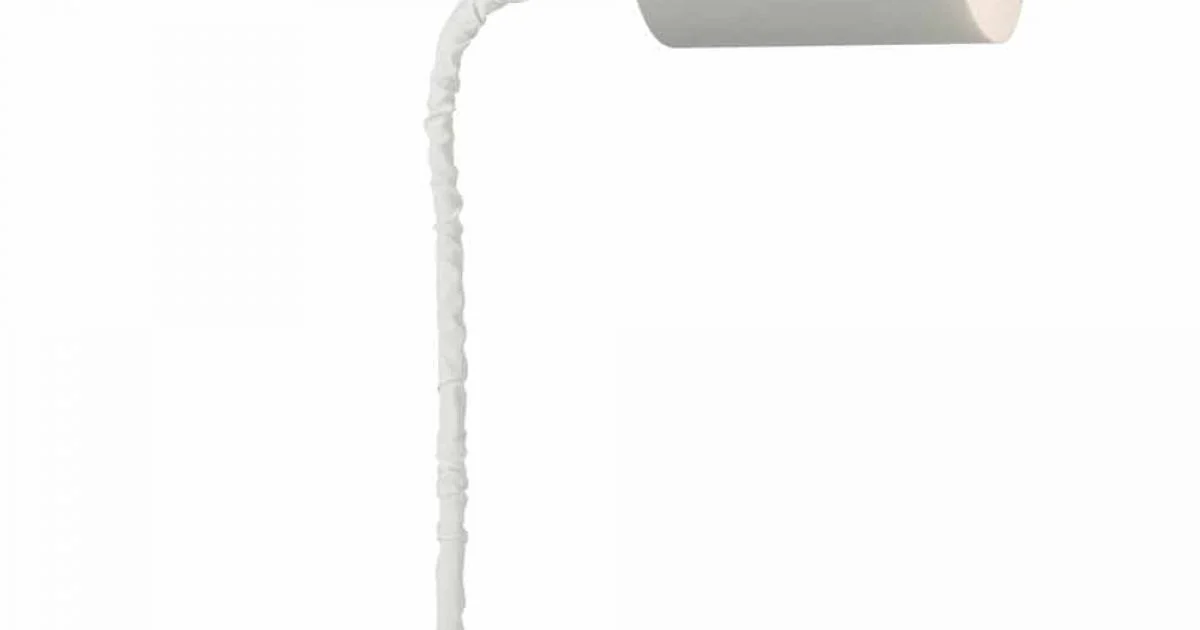 Lampada da tavolo In-es.artdesign Paint T2 stelo flessibile cemento