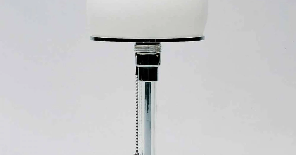 Lampada da Tavolo in Vetro con Paralume in Opalina Made in Italy - Dacca