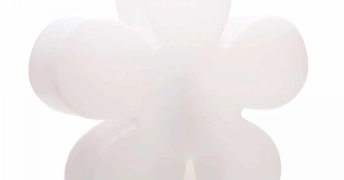 Lampada da Tavolo o Terra Design Moderno a Fiore in Polietilene - Fiorestar