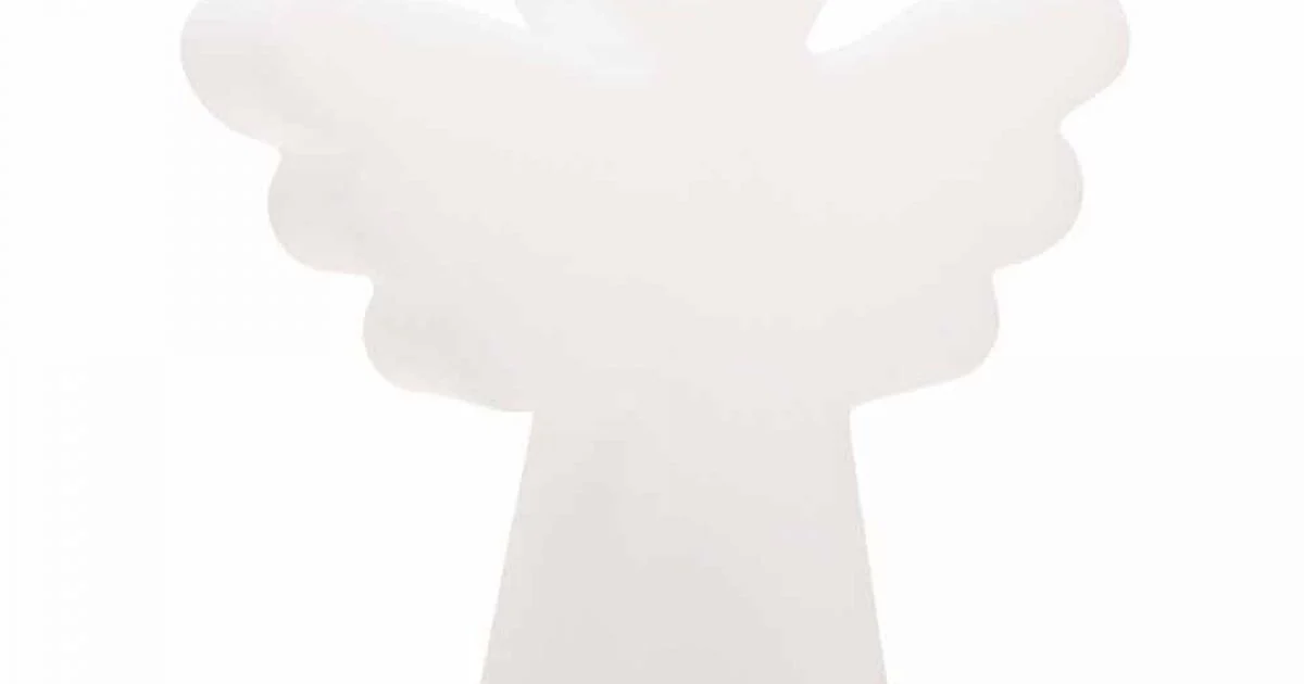 Lampada da Terra Bianca E27, Led o Solare Design ad Angelo Moderno - Angelostar