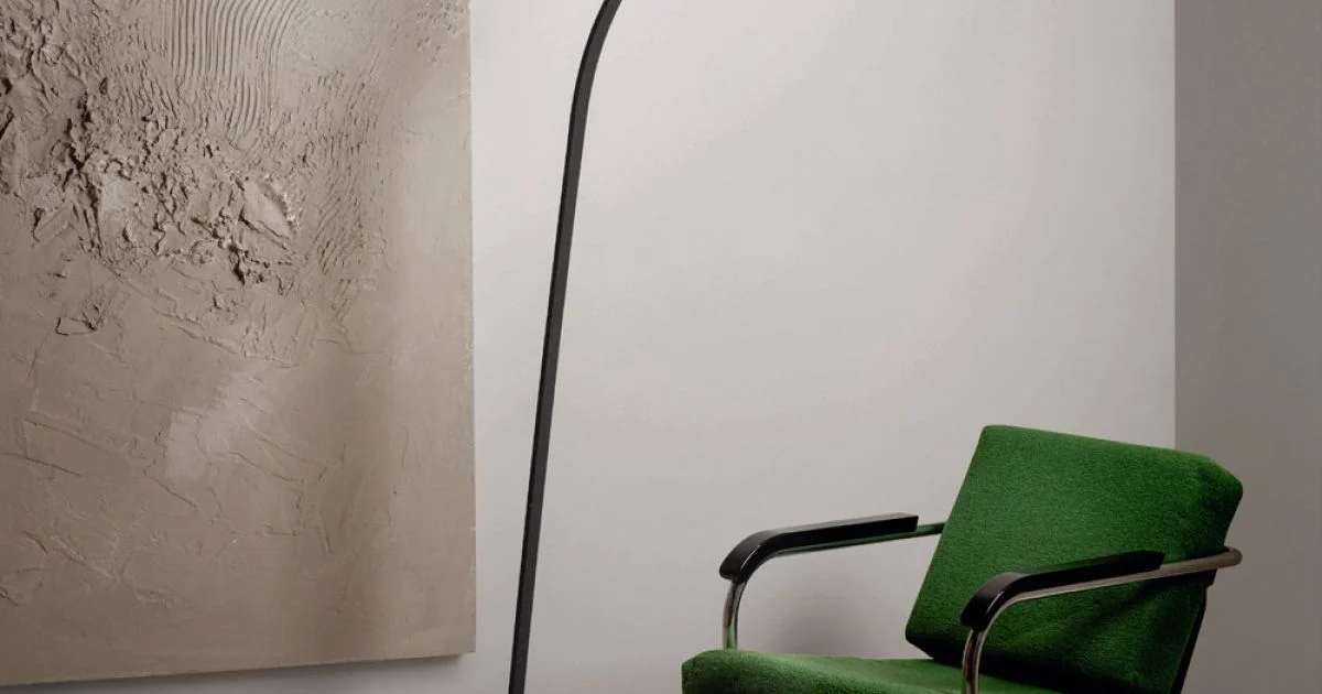 Lampada da Terra con Faretto Orientabile e Seconda Luce sul Dorso - Canfora