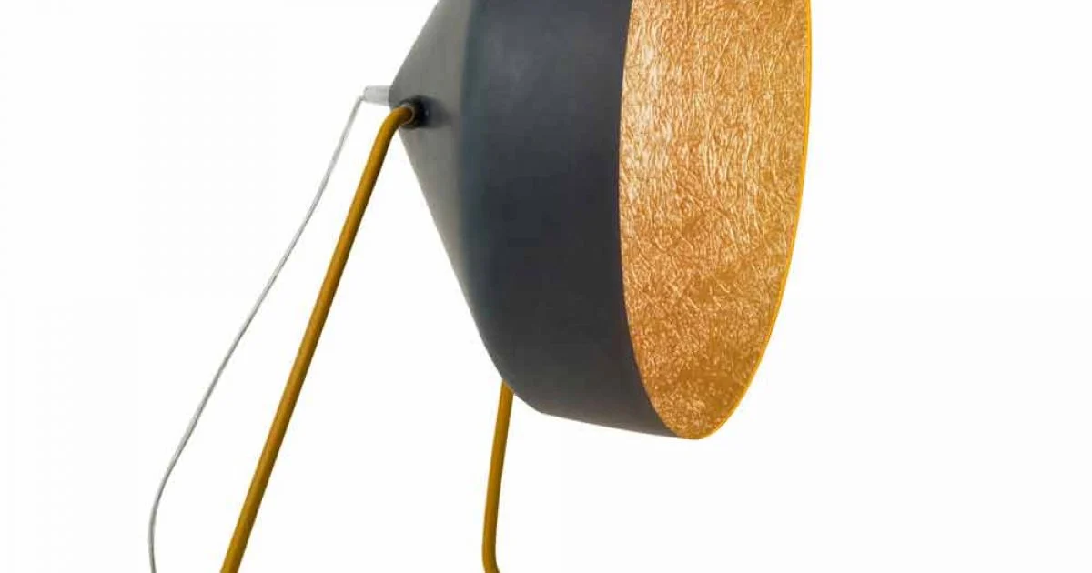 Lampada da terra di design In-es.artdesign Cyrcus F Lavagna in resina