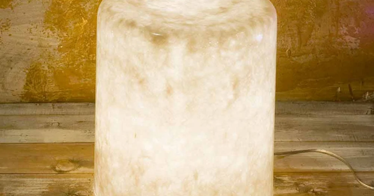 Lampada da terra in nebulite In-es.artdesign Bin F Nebula di design
