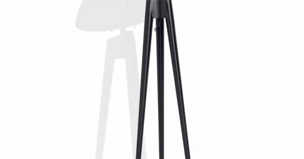 Lampada da Terra Moderna in Metallo e Ottone Spazzolato Made in Italy - Peter