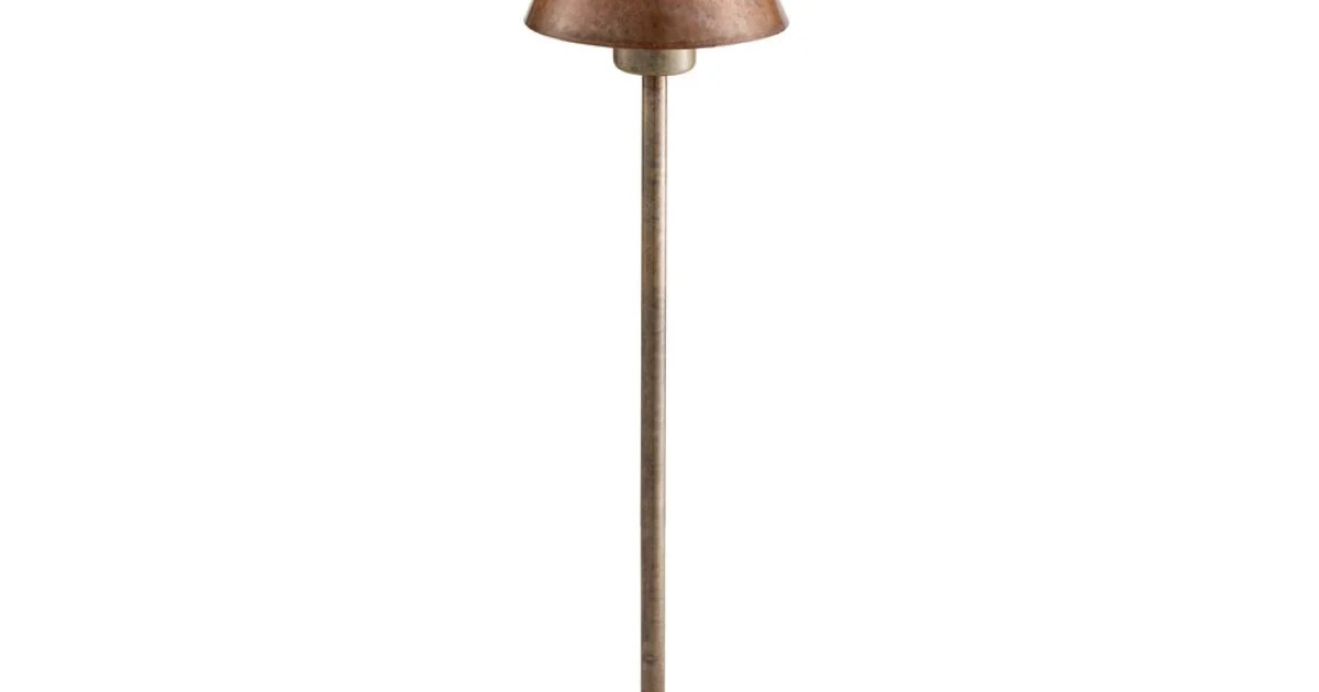 Lampada da Terra per Esterno in Ottone e Rame Made in Italy - Spada