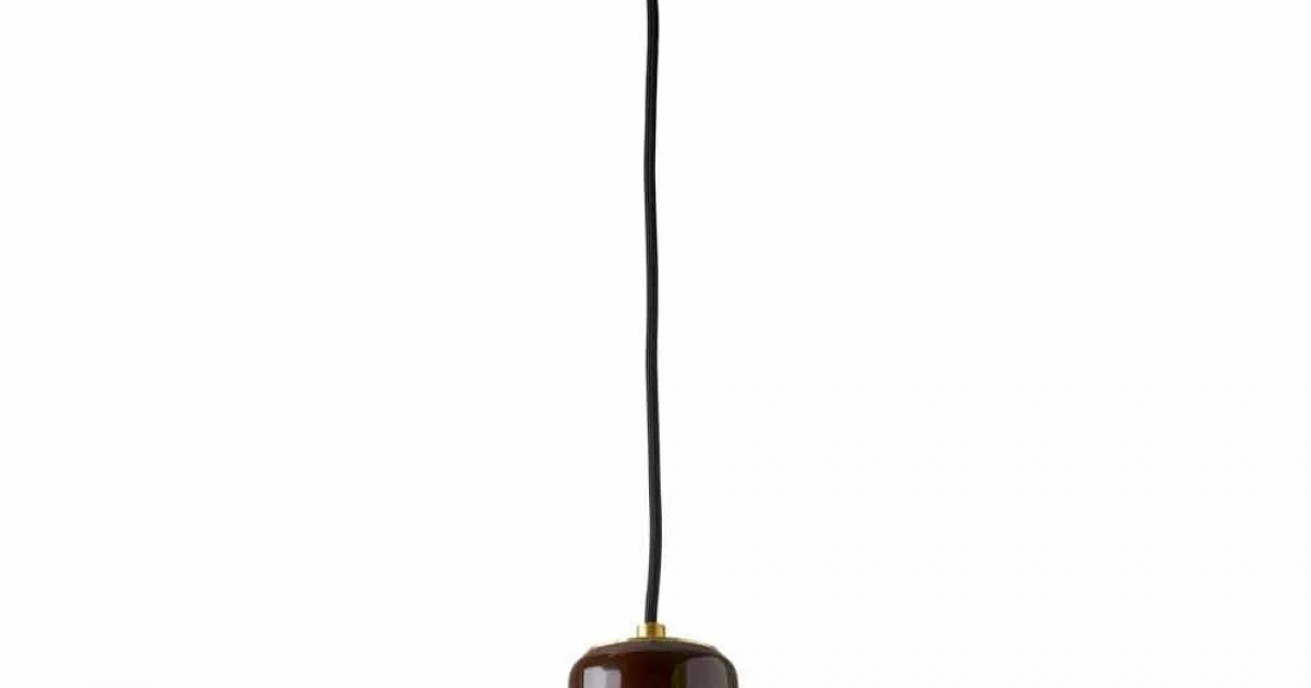 Lampada di design a sospensione in ceramica colorata made Italy Asia