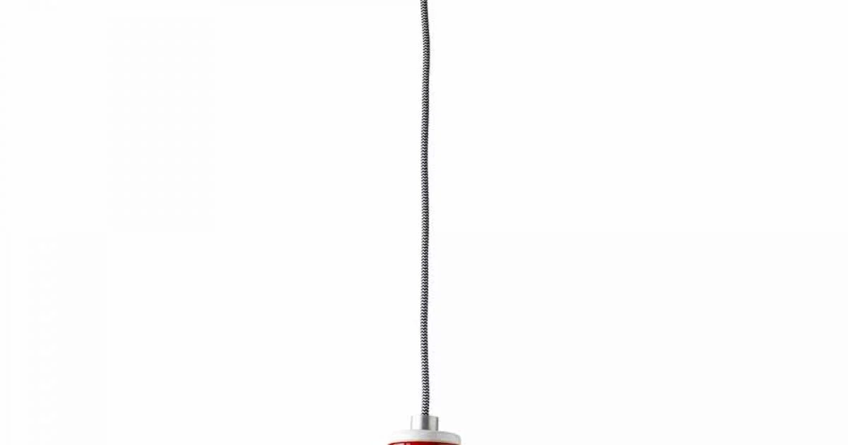 Lampada di design a sospensione in ceramica rosso made in Italy Asia