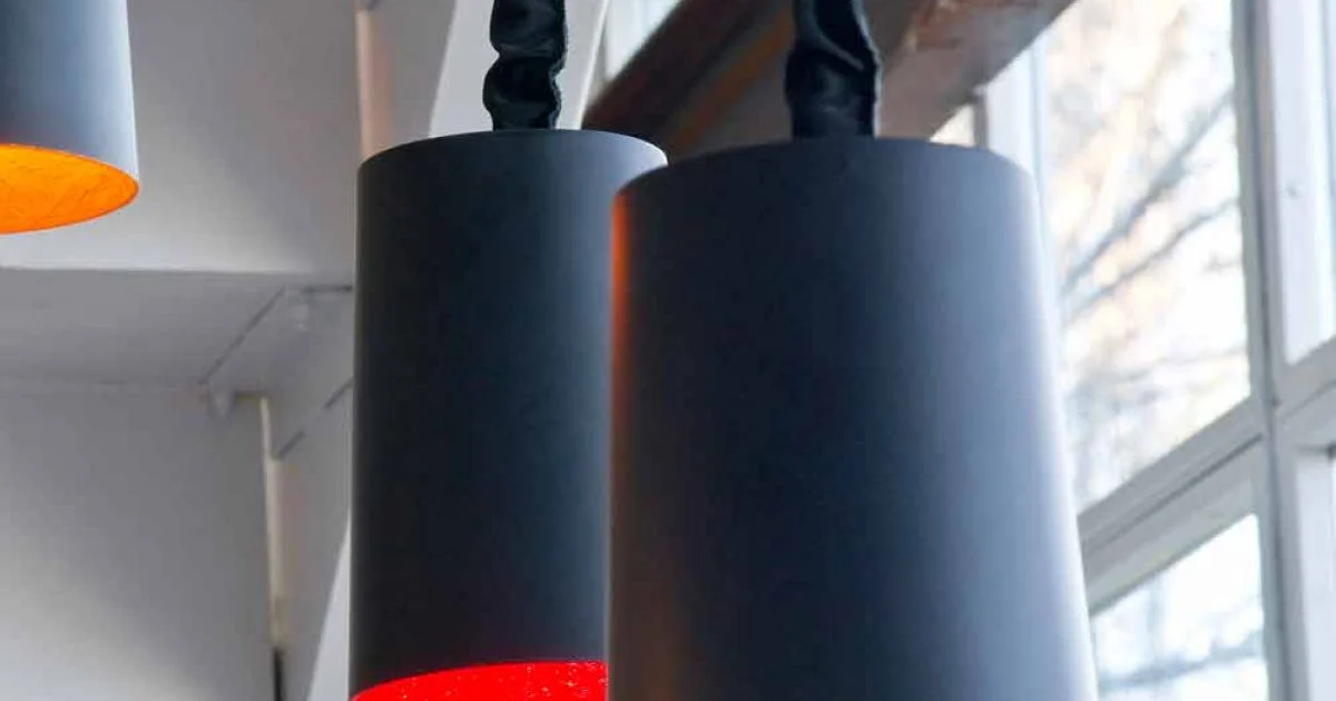 Lampada di design a sospensione In-es.artdesign Paint Lavagna resina