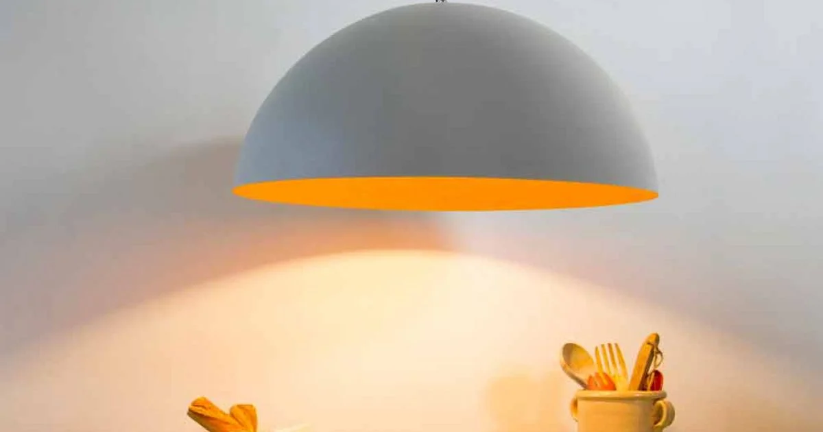 Lampada di design sospesa In-es.artdesign Mezza Luna Cemento vernice