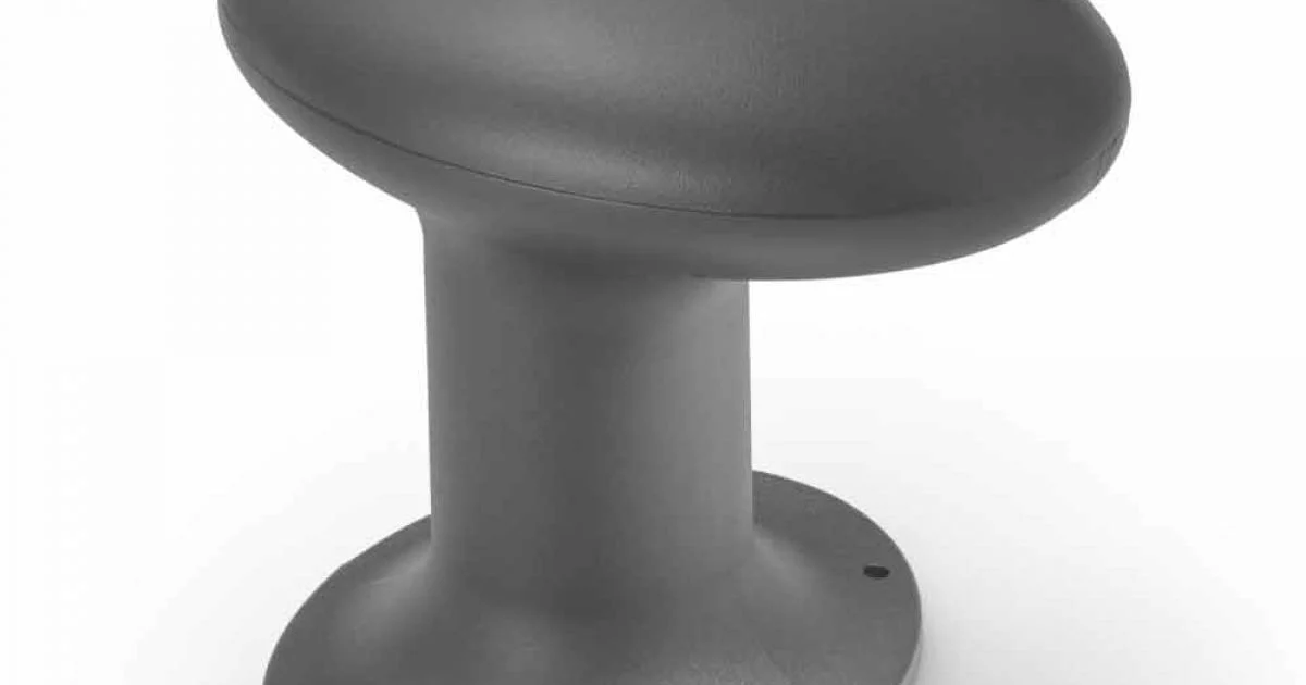 Lampada Led da Giardino in Ghisa Grigio o Marrone di Design - Bitta by Il Fanale