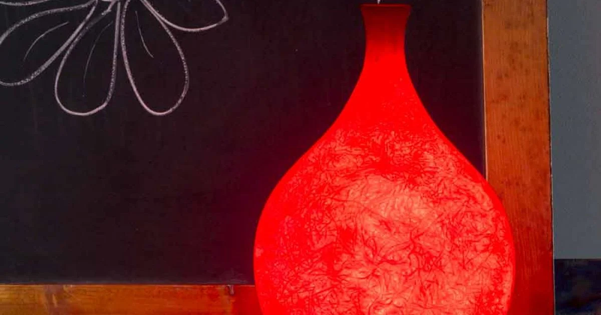 Lampada moderna da tavolo In-es.artdesign Luce Liquida2 in nebulite