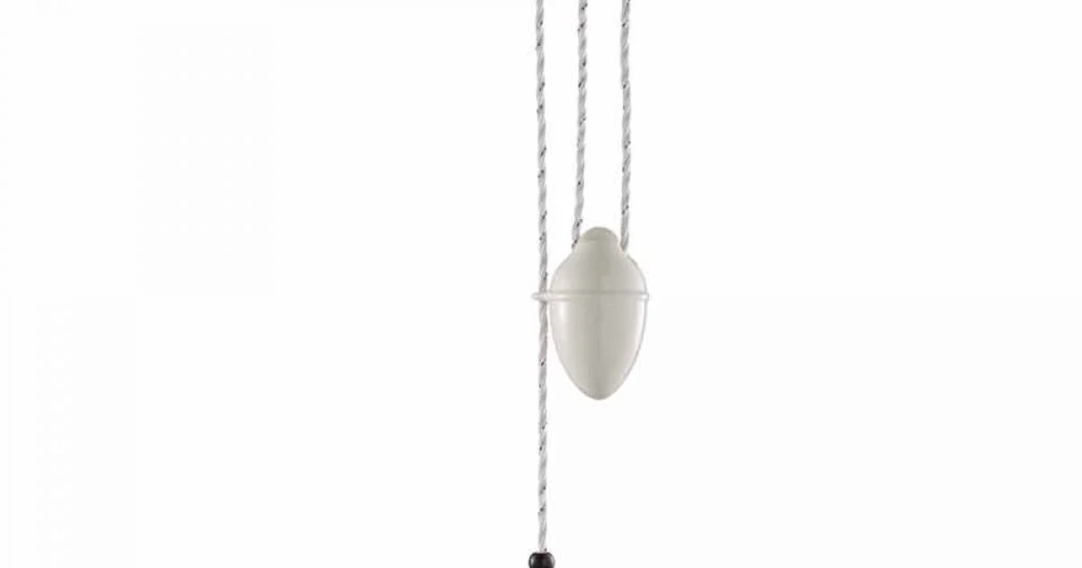 Lampada saliscendi in ceramica artigianale Melissa Ferroluce