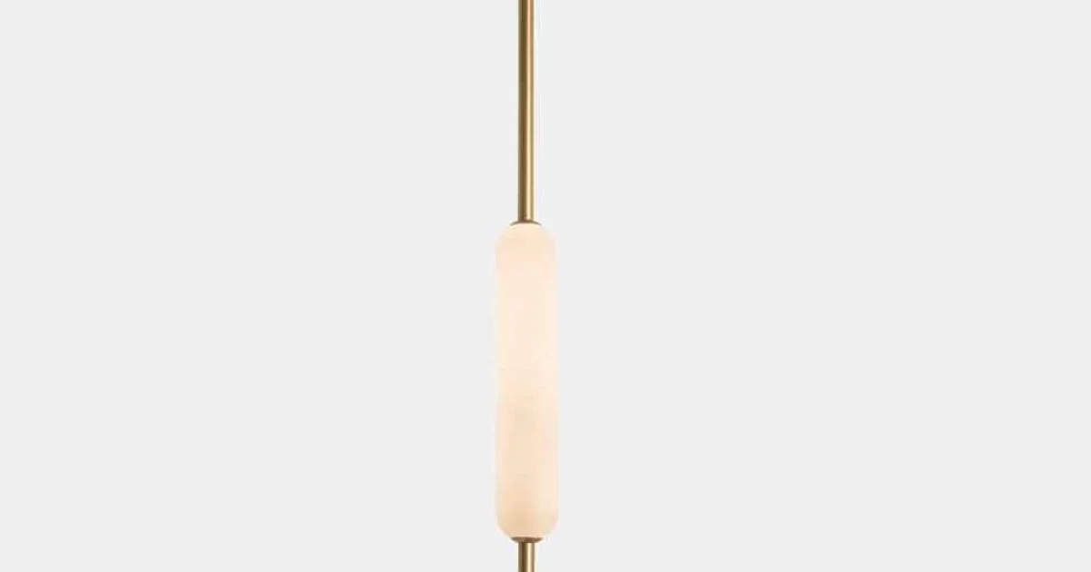 Lampada Sospesa a 1, 3 o 6 Luci in Ottone Design Moderno - Typha by Il Fanale