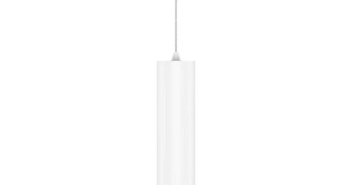 Lampada Sospesa a Led 7W in Alluminio Bianco o Nero da Incasso - Rebolla