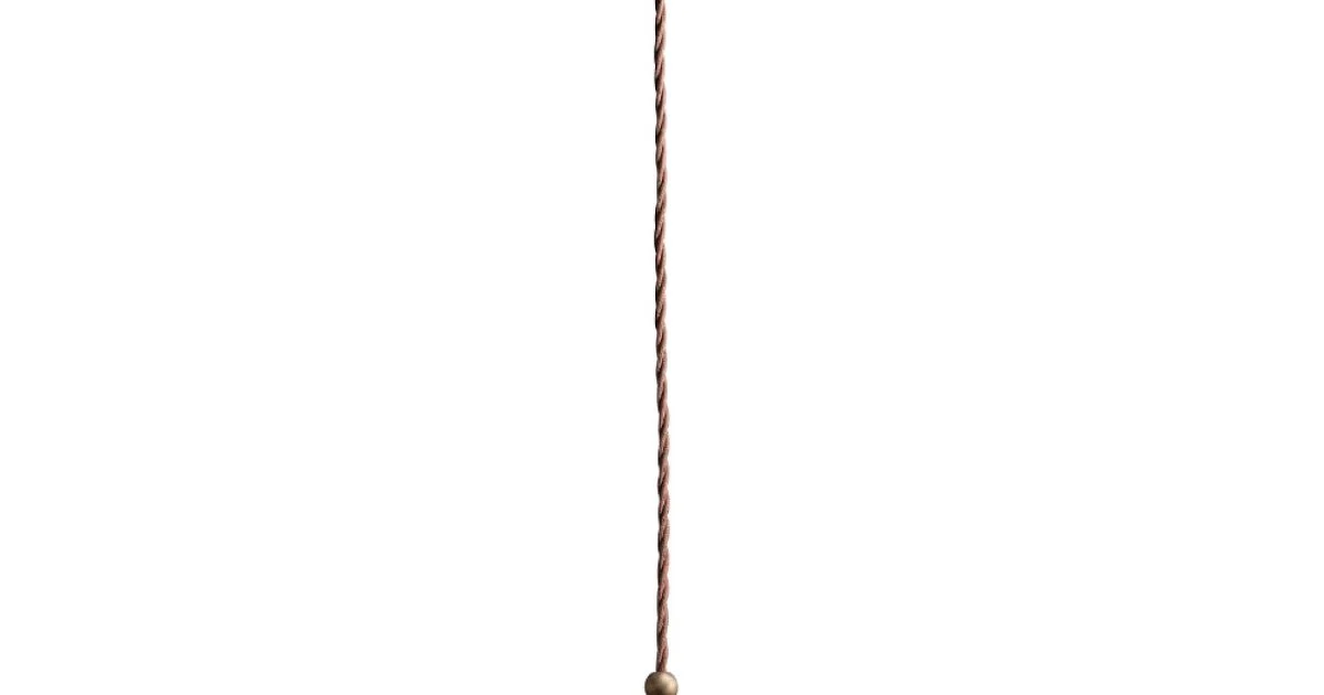 Lampada Sospesa Artigianale Ceramica e Ottone Anticato Vintage - Colors