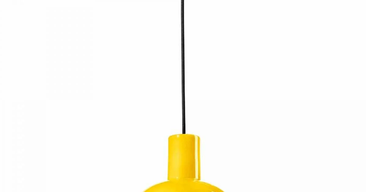 Lampada Sospesa dallo Stile Moderno in Ceramica Made in Italy – Ferroluce Caxixi