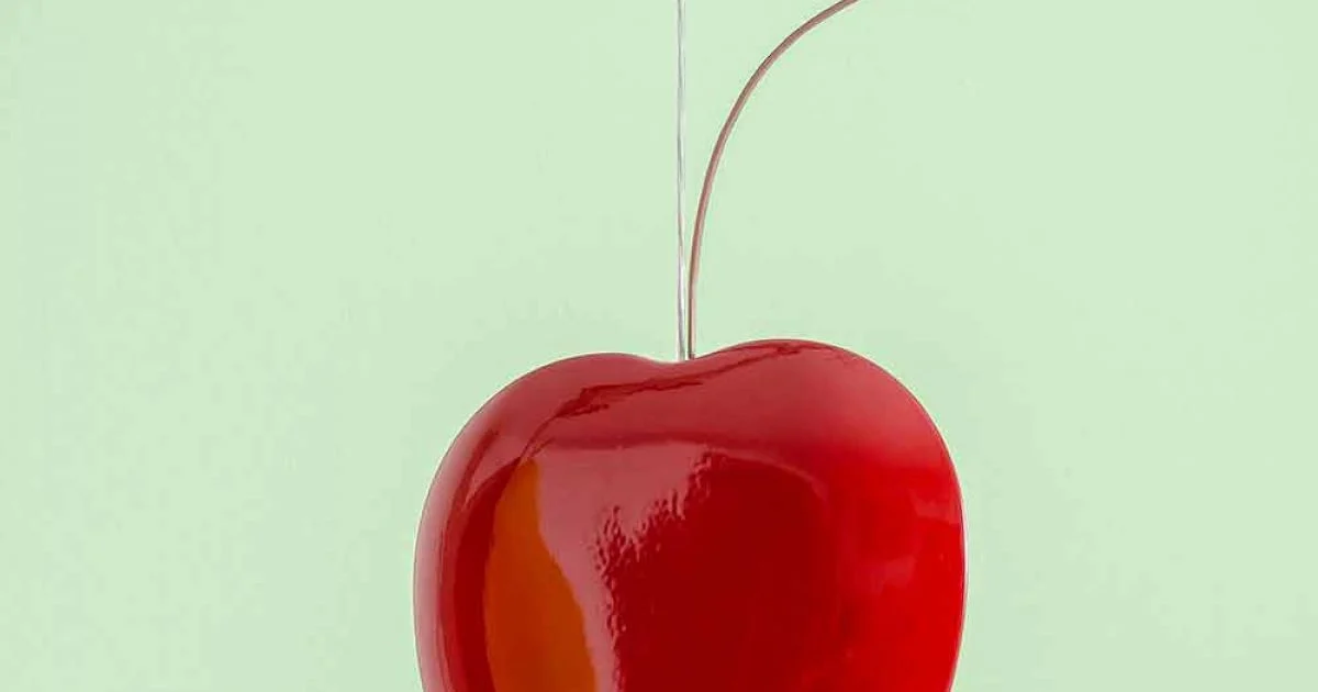 Lampada Sospesa in Ceramica a Forma di Ciliegia – Fruits Aldo Bernardi