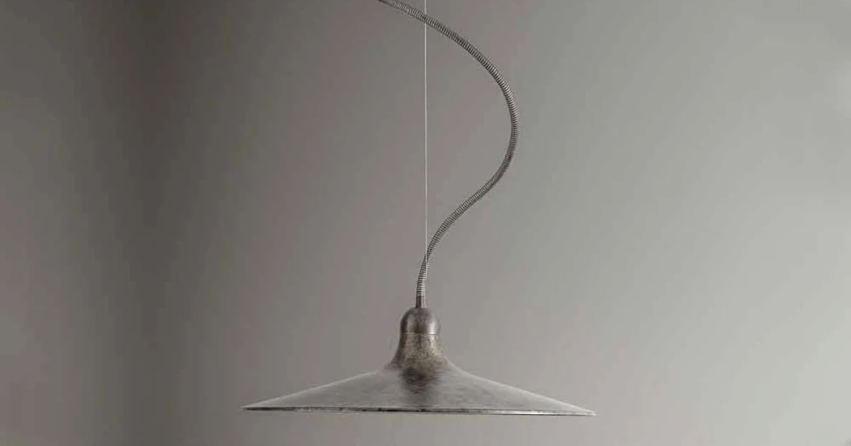 Lampada Sospesa Vintage in Alluminio Made in Italy – Sassmaòr