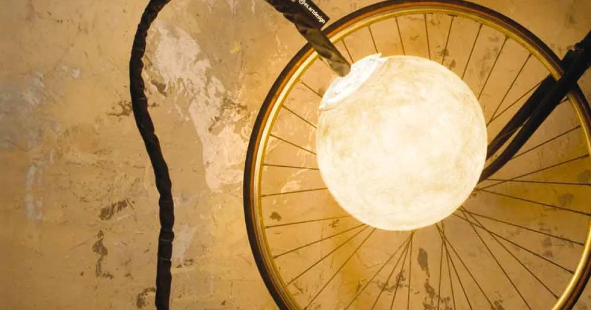 Lampada stelo flessibile da terra In-es.artdesign Micro Luna nebulite