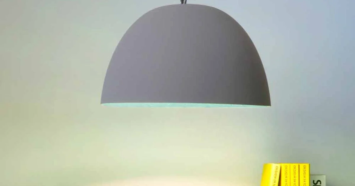 Lampada verniciata a sospensione In-es.artdesign H2o Cemento moderna
