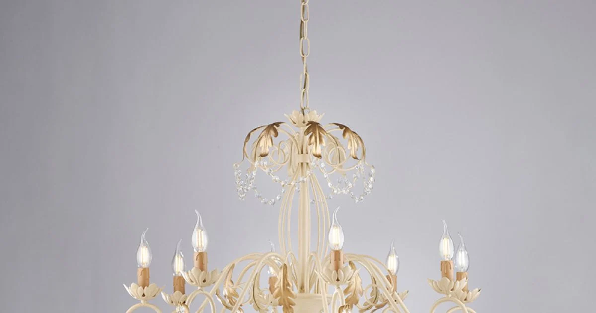 Lampadario stile shabby per creare atmosfere romantiche – Perla