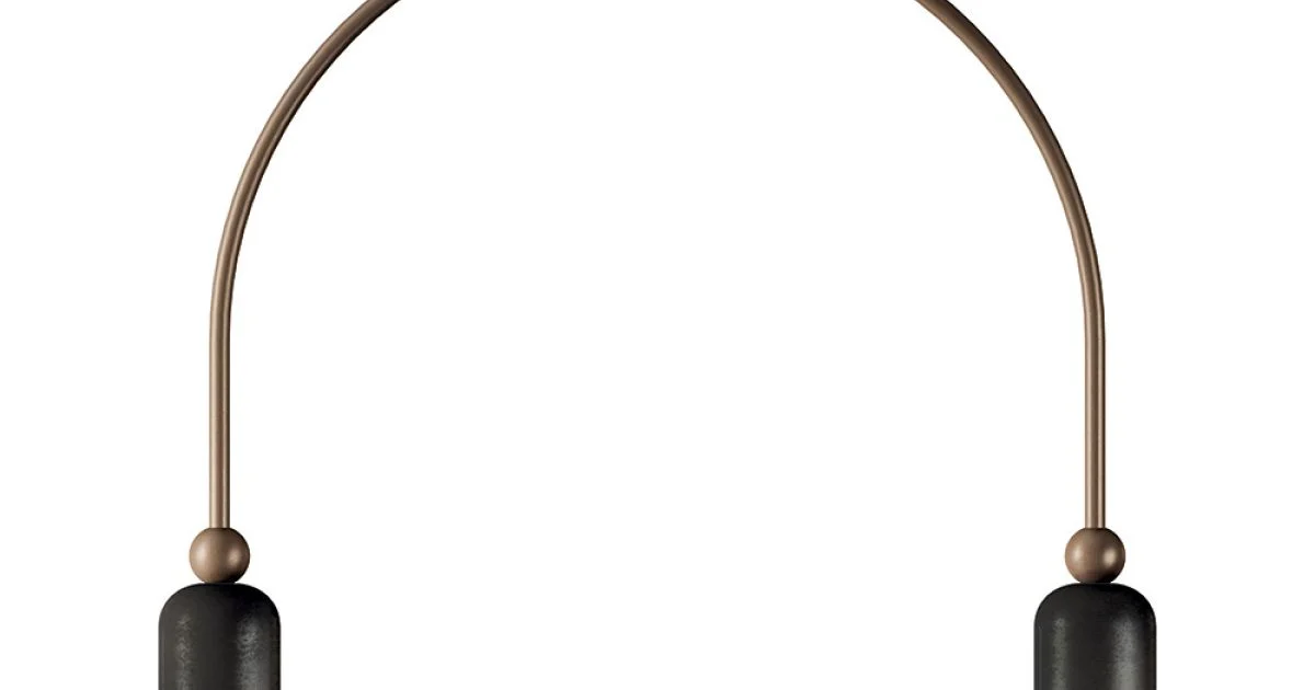Lampadario con 2 Luci in Diverse Finiture Made in Italy - Signora
