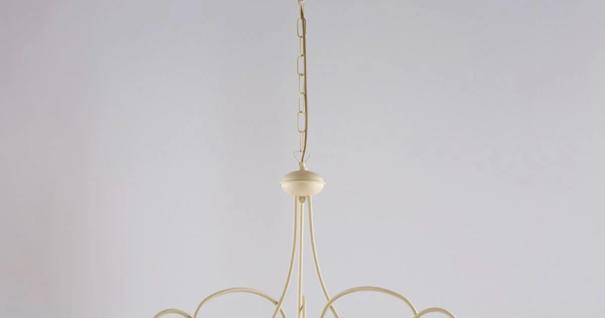 Lampadario in Metallo in Ceramica 3 Luci per Interni - Polaris