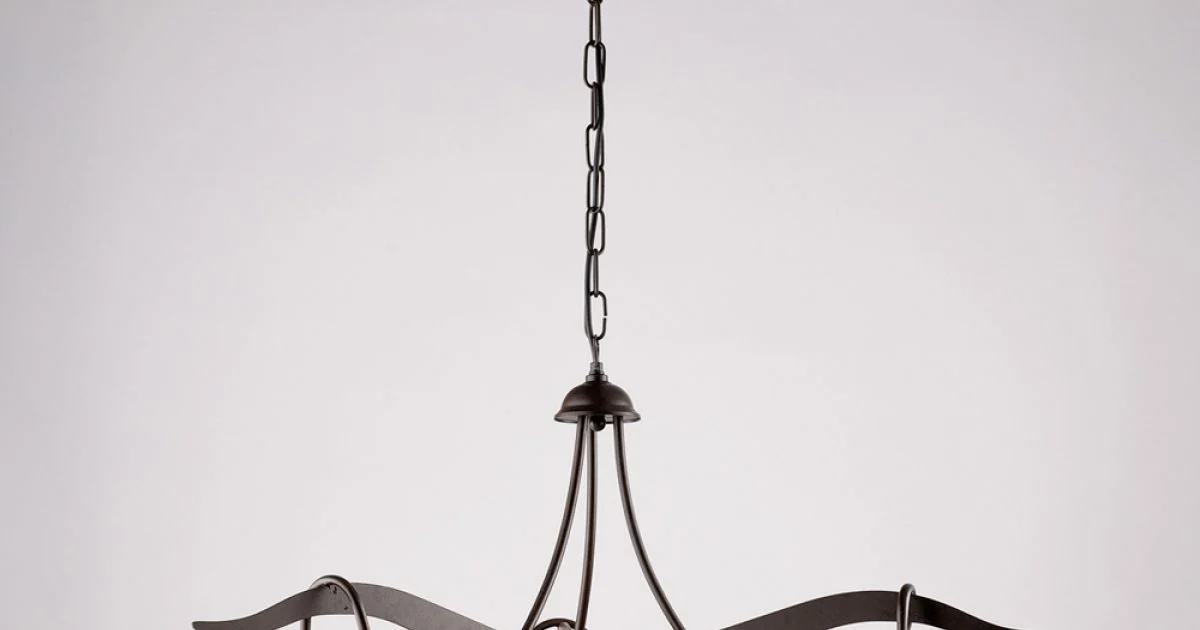 Lampadario in Metallo in Vetro 3 Luci per Illuminazione Interni - Musca