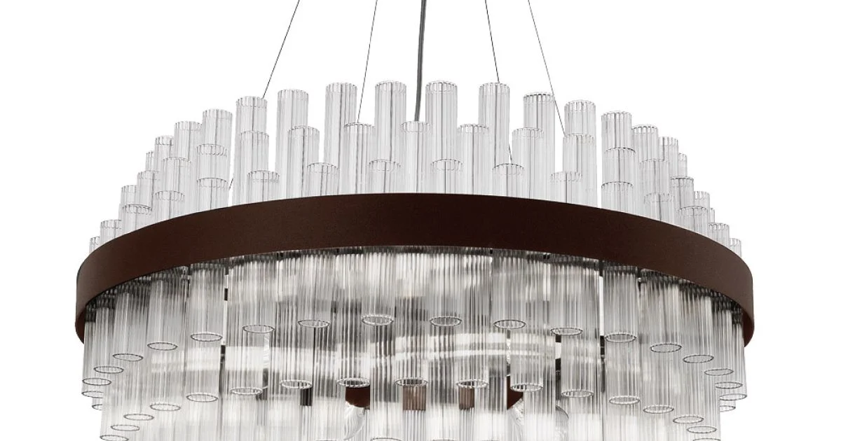 Lampadario Moderno di Lusso in Vetro Soffiato Artigianale Italiano - Maesta