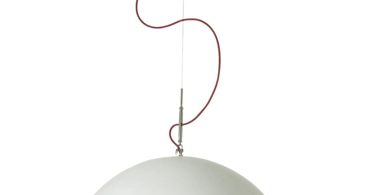 Lampadario bicolore moderno In-es.artdesign Mezza Luna in nebulite