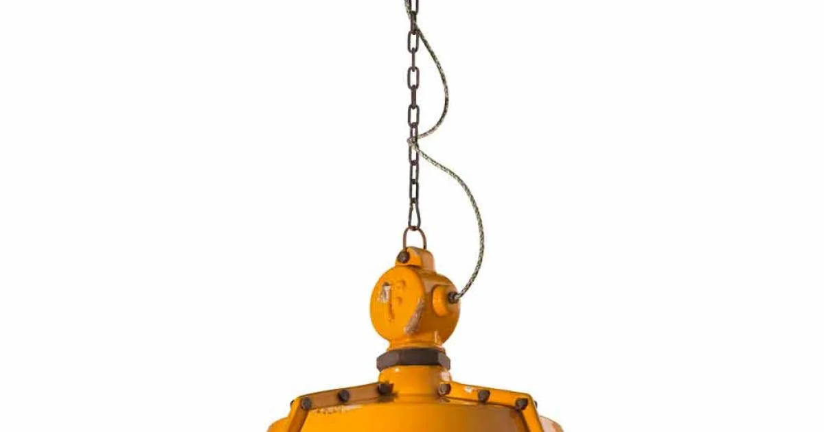 Lampadario stile industriale vintage a campana Jillian Ferroluce