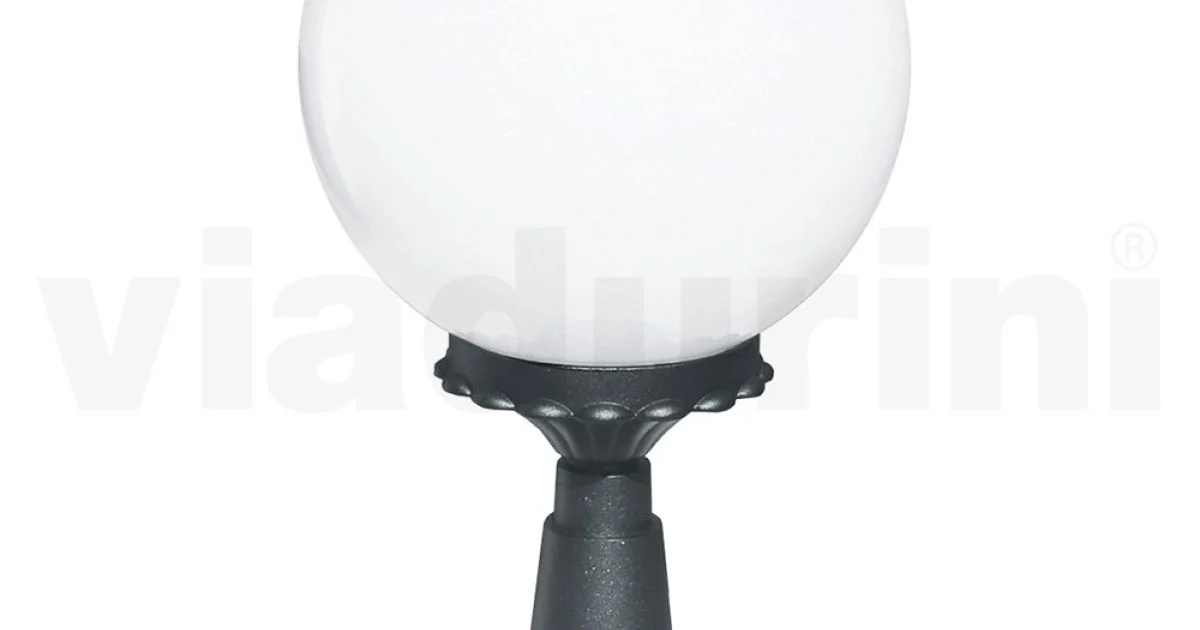 Lampione Alto 47 cm in Acrilico e Alluminio Antracite Made in Italy - Trovaantracite
