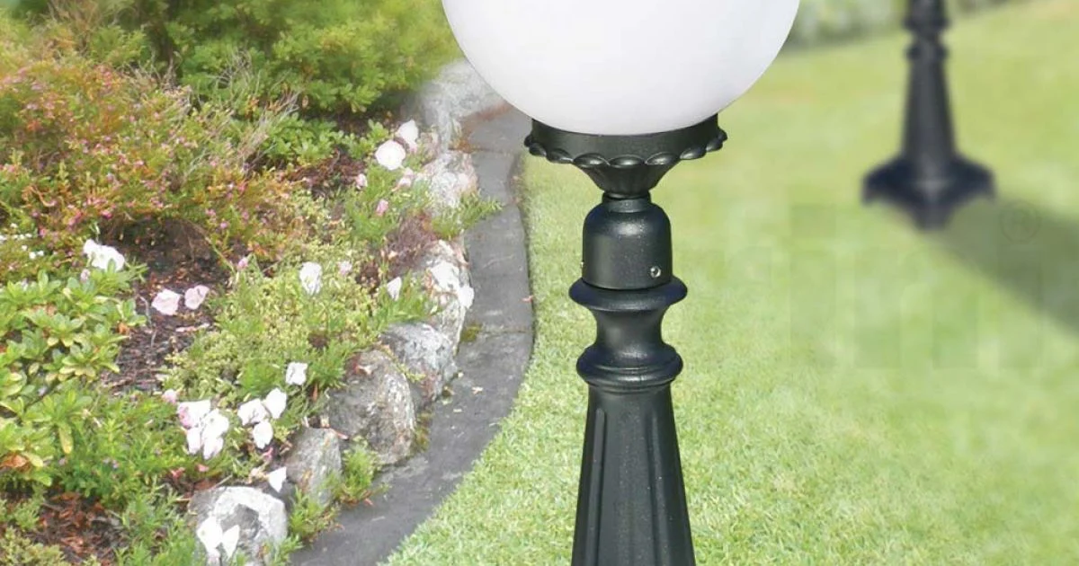 Lampione Alto 69 cm in Acrilico e Alluminio Antracite Made in Italy - Trovaantracite