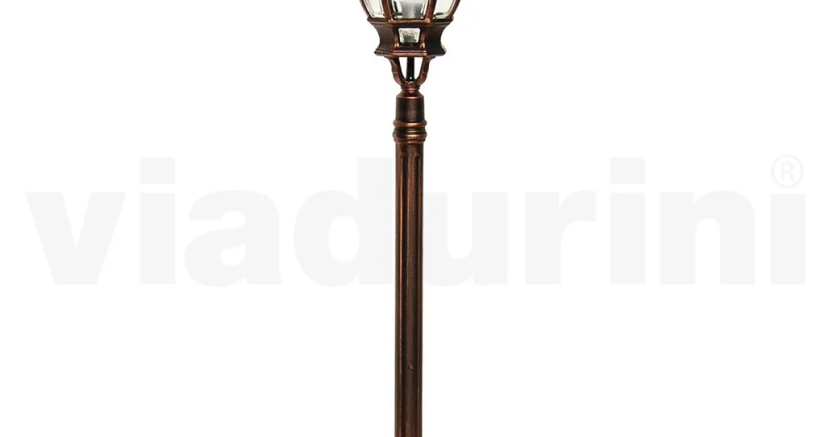 Lampione da Giardino in Alluminio Stile Vintage Made in Italy - Leona