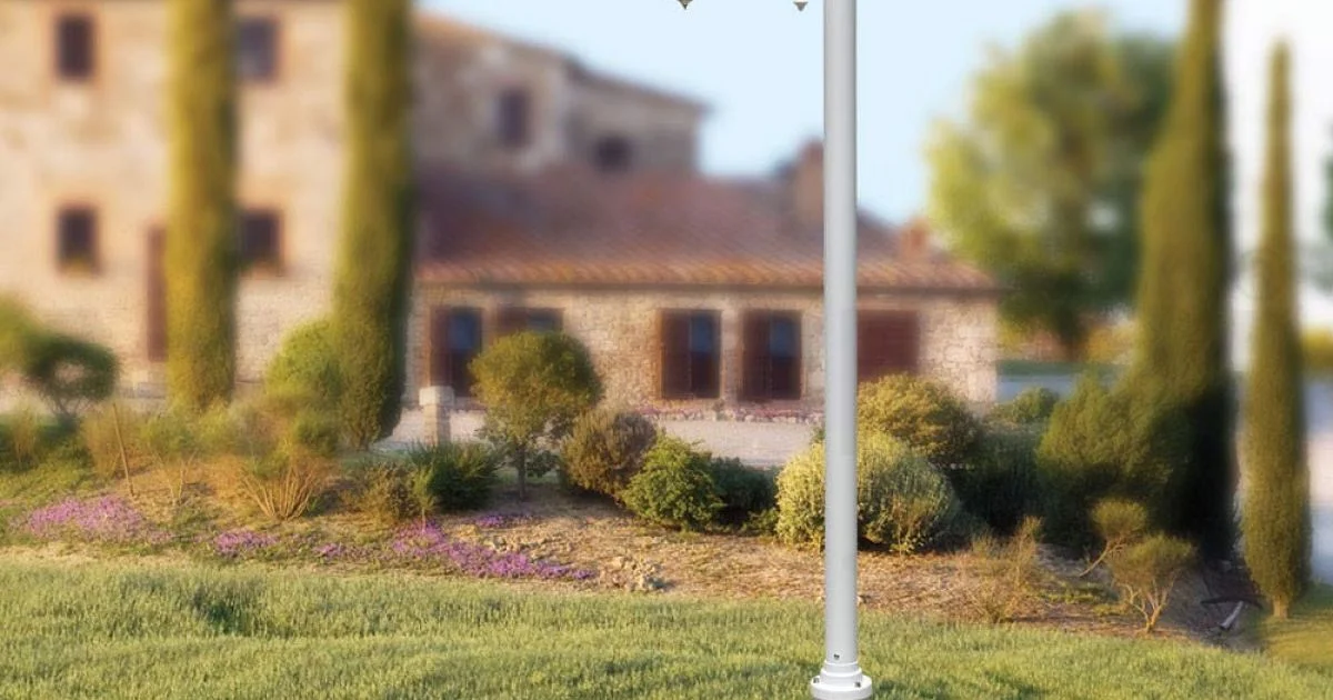 Lampione Giardino Stile Vintage in Alluminio Made in Italy - Cassandra