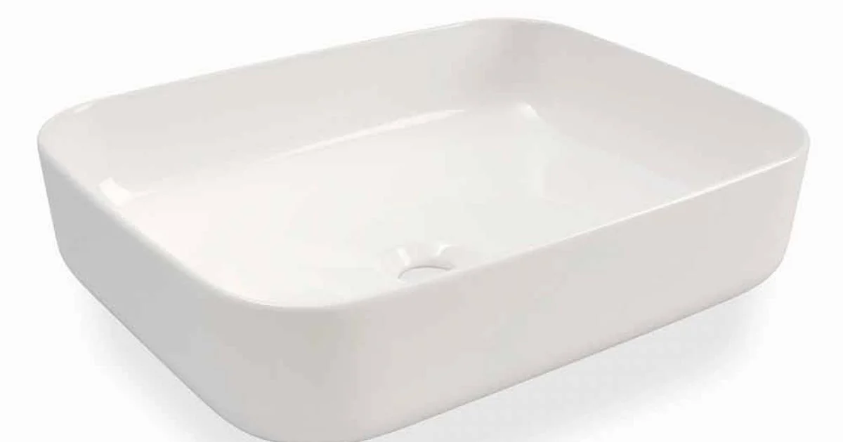 Lavabo da Appoggio di Design Moderno in Ceramica Bianca Made in Italy – Turku