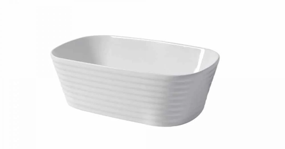 Lavabo da Appoggio Moderno in Ceramica Bianca o Colorata Trabia