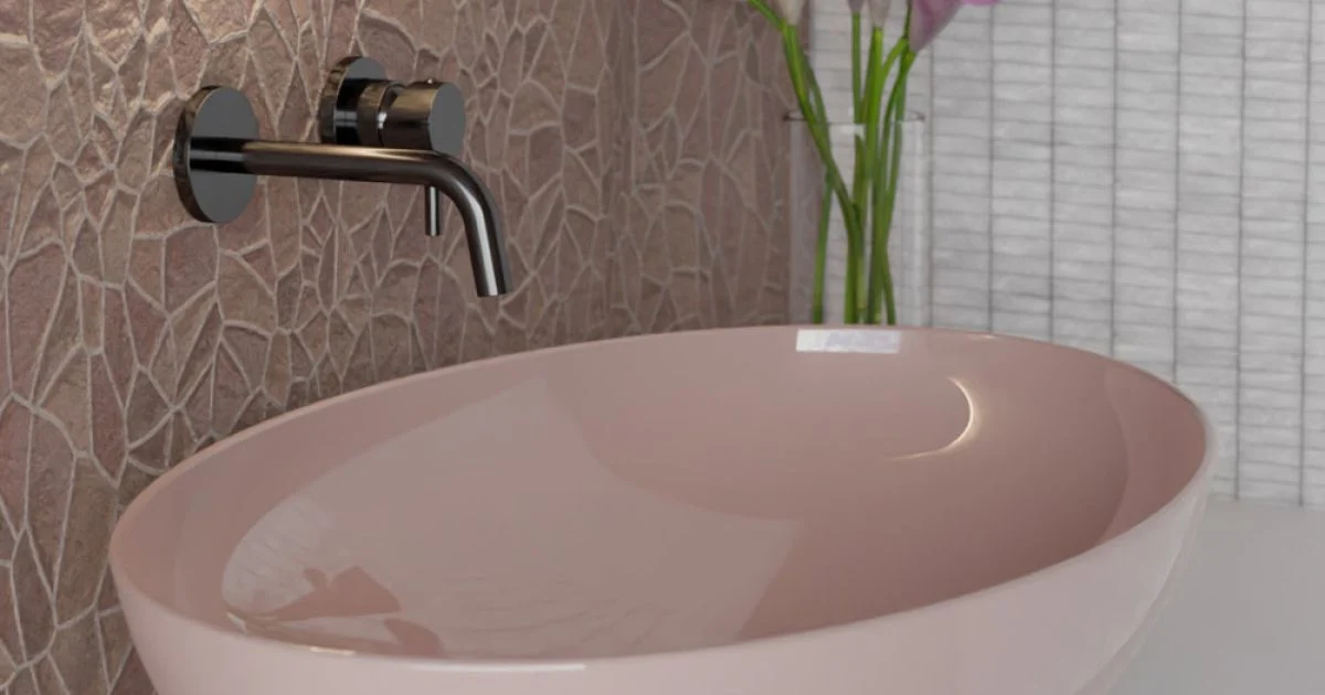 Lavabo da Appoggio Ovale in Ceramica Lucida L 50 cm Made in Italy - Ferry