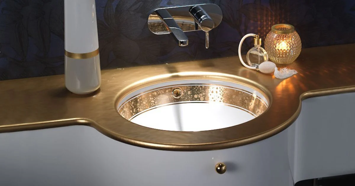 Lavabo da Bagno Incassato in Fire Clay Fuso a Mano Made in Italy - Erioli