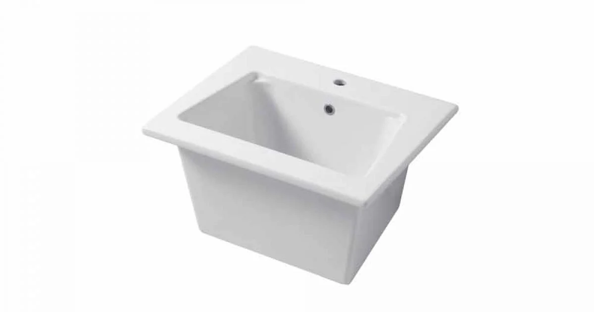Lavabo da Incasso e Appoggio Moderno in Ceramica Colorata Vinovo