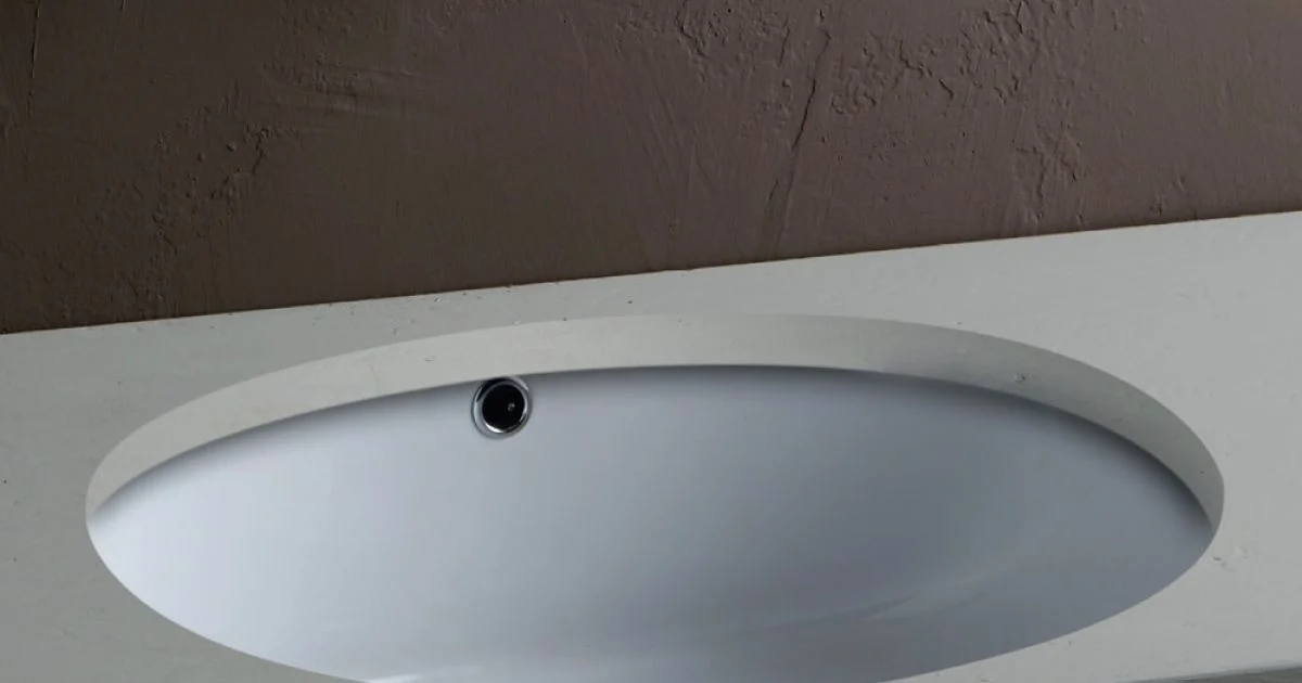 Lavabo da Incasso Sottopiano in Ceramica dal Design Classico - Papavero
