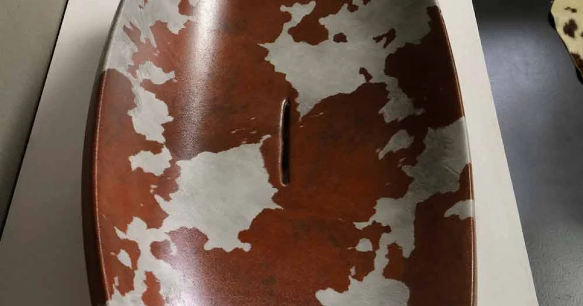 Lavabo di design da appoggio ceramica cavallino made in Italy Laura