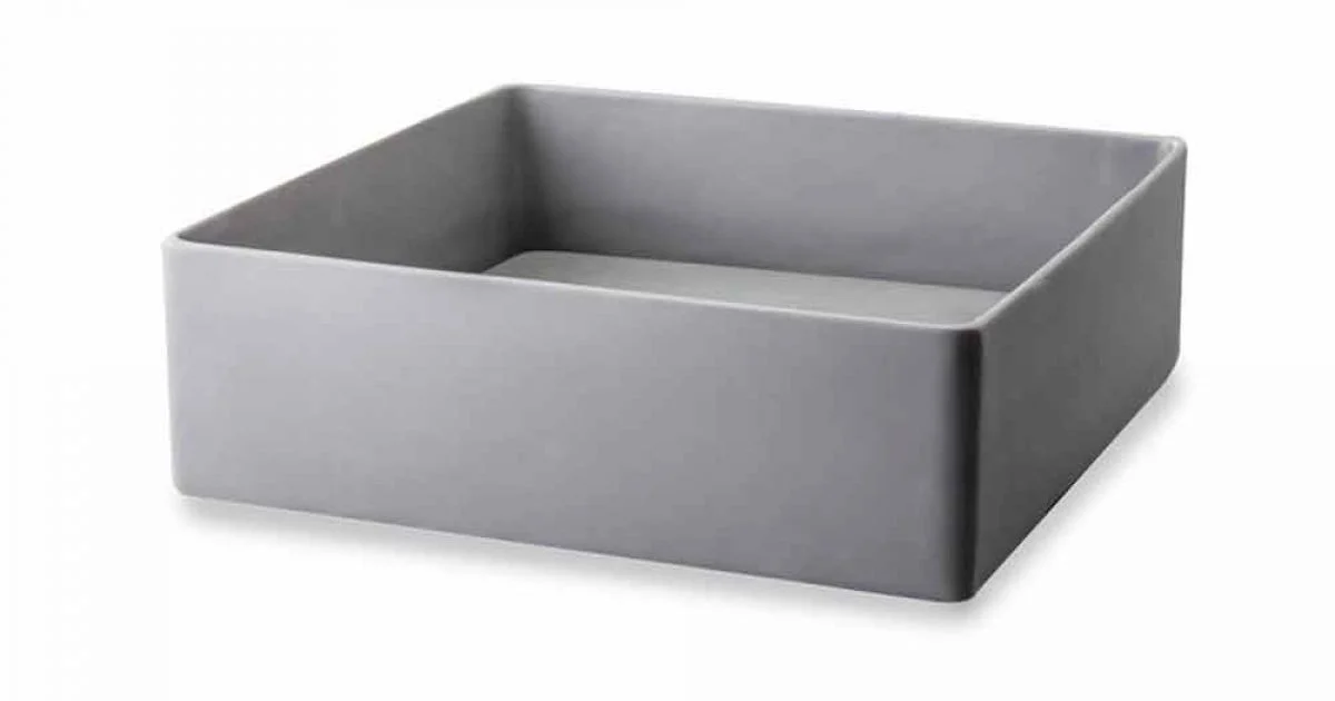 Lavabo di Design da Appoggio con Piastra in Resina - Duca